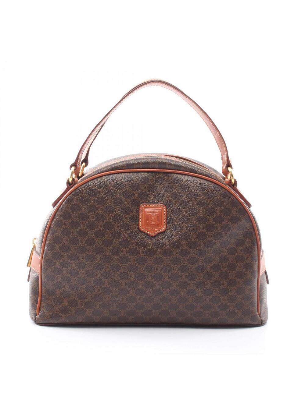 Celine Macadam Handbag Canvas Leather #272970C43B